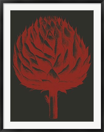 Framed Artichoke 10 Print