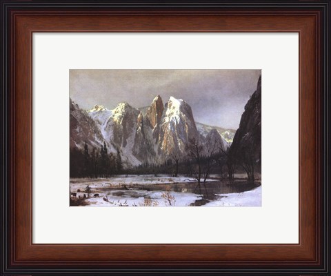 Framed Cathedral Rock Yosemite Print