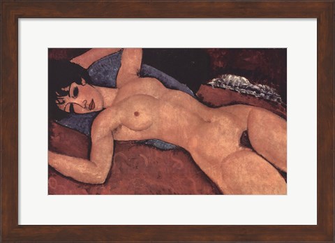 Framed Nude Print