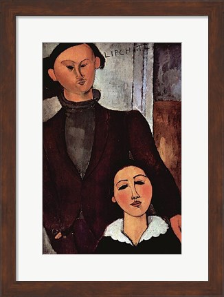 Framed Portrait of Jacques &amp; Berthe Lipchitz Print