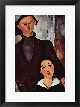 Framed Portrait of Jacques &amp; Berthe Lipchitz Print