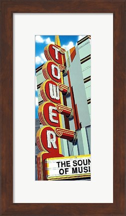 Framed Tower Theater Print