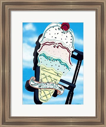 Framed Ice Cream Print