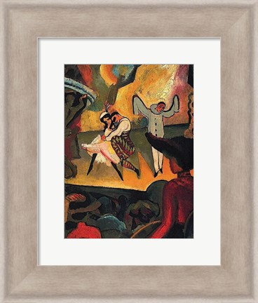 Framed Russian Ballet Print