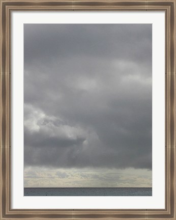 Framed Bleu 10 Print