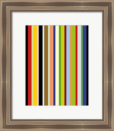 Framed Candy Stripe Print