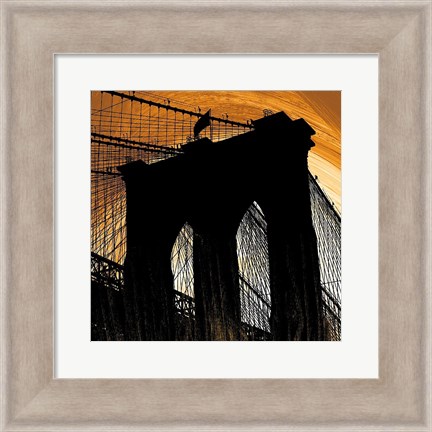 Framed Brooklyn Glow Print