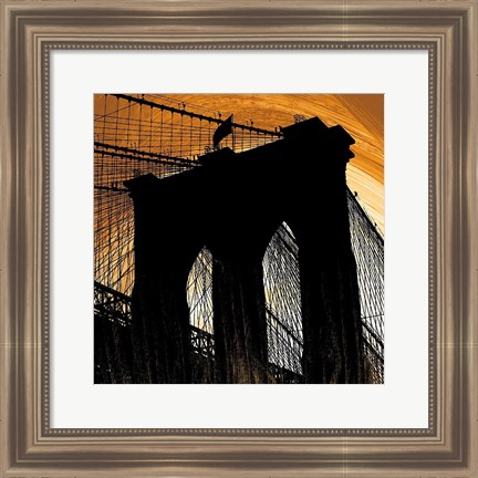 Framed Brooklyn Glow Print