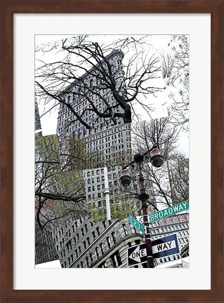 Framed Flatiron Collage Print