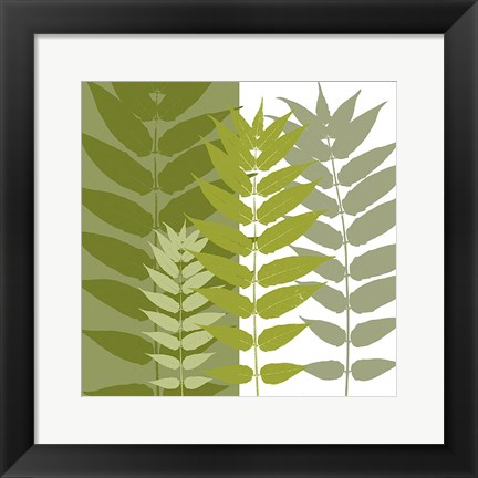 Framed Garden Greens Print