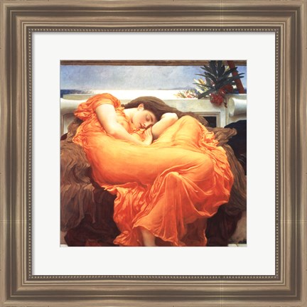 Framed Flaming June Print