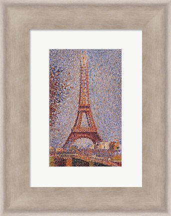 Framed Eiffel Tower, ca. 1889 Print