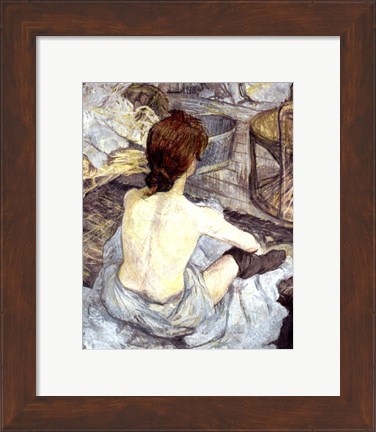 Framed La Toilette Print