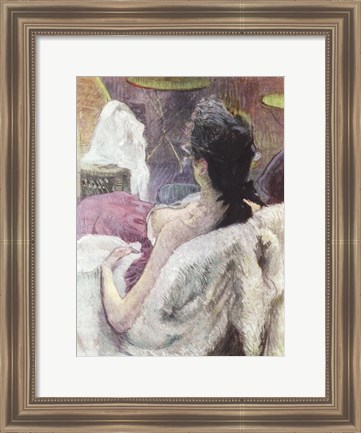 Framed Resting Model Print