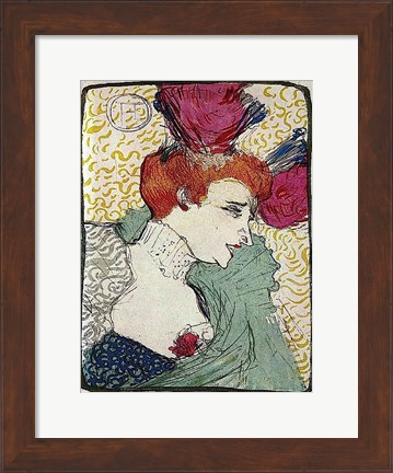 Framed Marcelle Lender Print