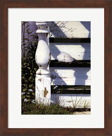 Framed Old House by the Sea Print