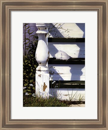 Framed Old House by the Sea Print