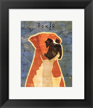 Framed Boxer Print