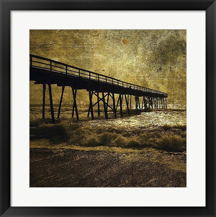 Framed Ocean Pier No. 3 Print