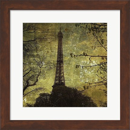 Framed Eiffel Tower Print