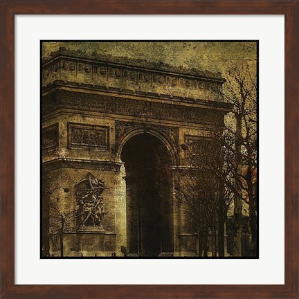 Framed Arc de Triomphe Print