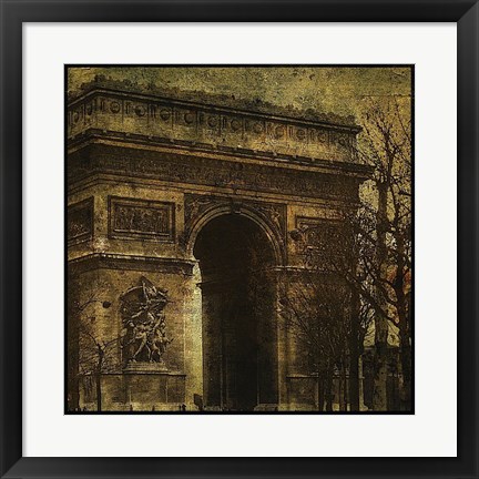 Framed Arc de Triomphe Print