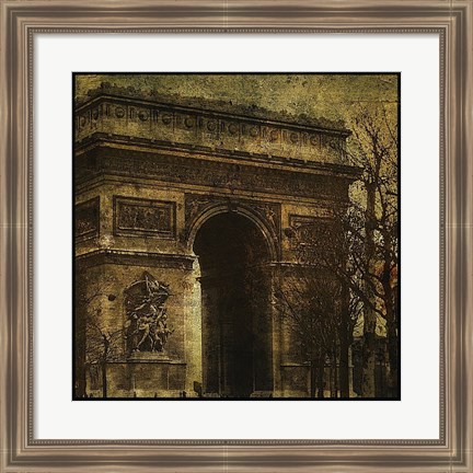 Framed Arc de Triomphe Print