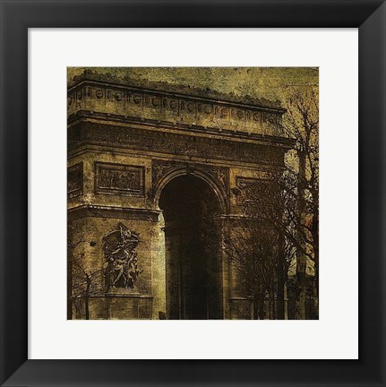 Framed Arc de Triomphe Print