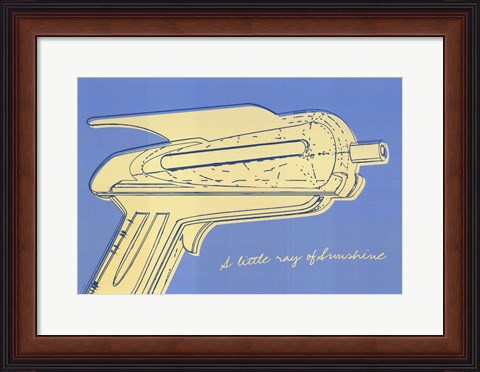 Framed Lunastrella Raygun No. 2 Print