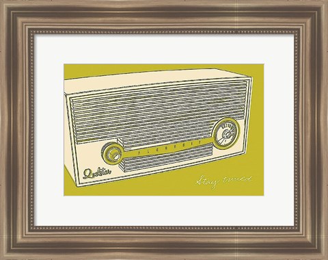 Framed Lunastrella Radio Print