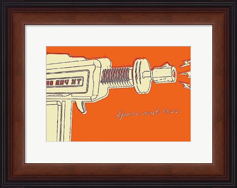 Framed Lunastrella Raygun No. 1 Print