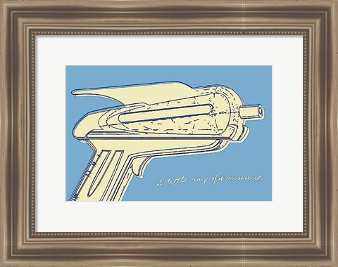 Framed Lunastrella Raygun No. 2 Print