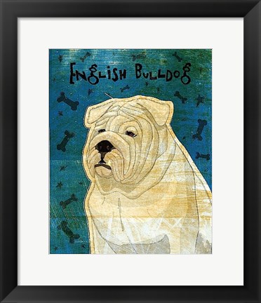 Framed English Bulldog Print