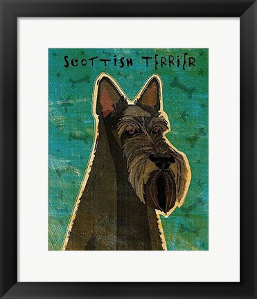 Framed Scottish Terrier Print