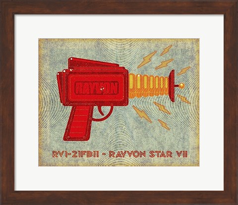 Framed Rayvon Star VII Print