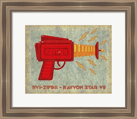 Framed Rayvon Star VII Print