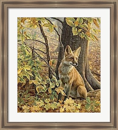 Framed Eyes of Autumn Print