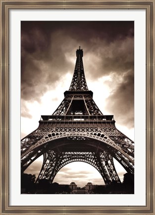 Framed Eiffel Tower Print