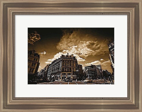 Framed Smithfield, London Print