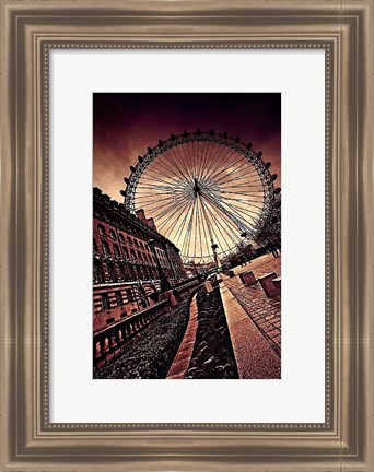 Framed London Eye Print