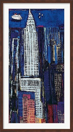 Framed New York Skyline Print