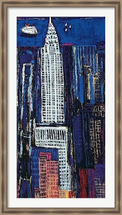 Framed New York Skyline Print