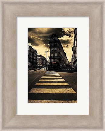 Framed Two Streets Print