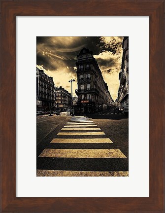 Framed Two Streets Print