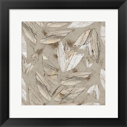 Framed Floating Leaves Print