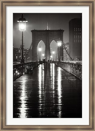 Framed Brooklyn Bridge Print