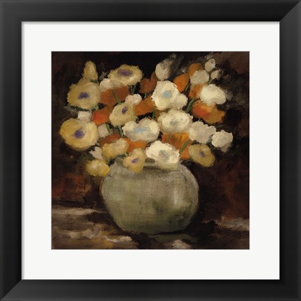 Framed Apricot Poppies Print