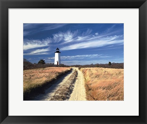 Framed Cape Poge Lighthouse Print