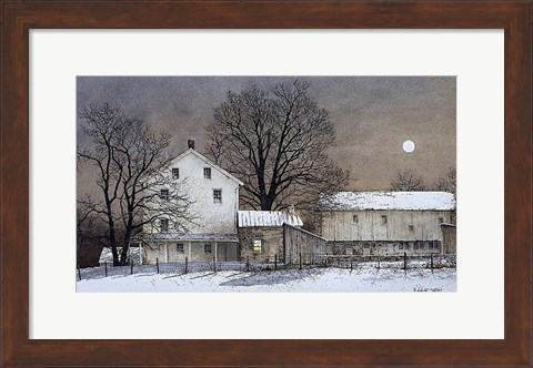 Framed Full Moon Print