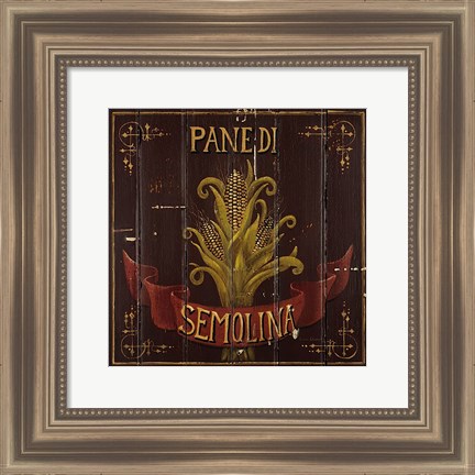 Framed Semolina Print